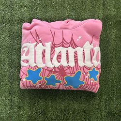 Pink Atl Spider Hoodie