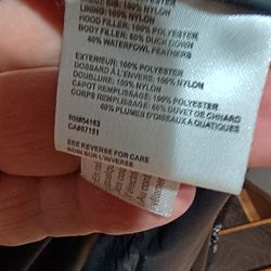 Calvin  Klein   Winter Coat Black Double Zipper Size XL 