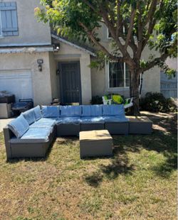 Outdoor Rattan Sectional Sofa Set patio furniture outdoor furniture 🚎☑️🆕