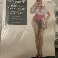 Hot And Fresh Pizza Delivery Women Costume 
