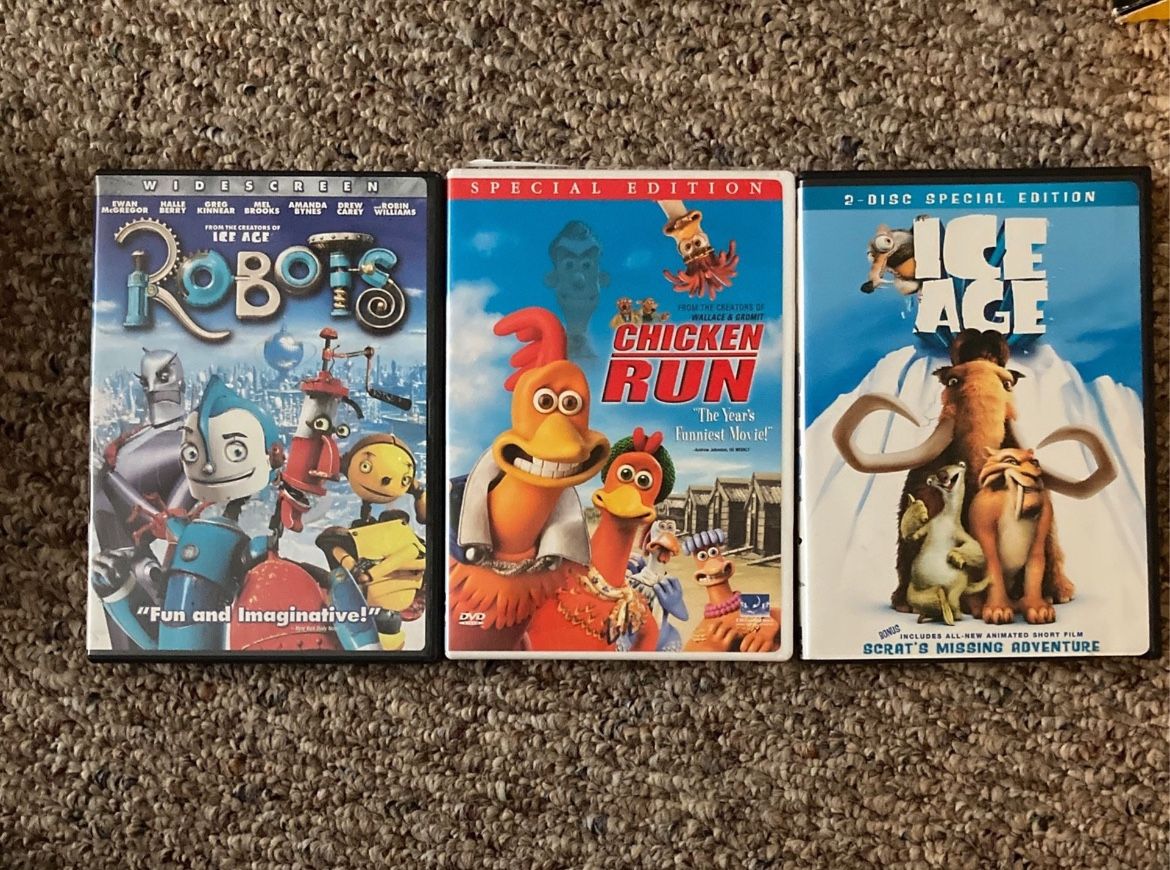 Children’s DVD Movies 3 Total