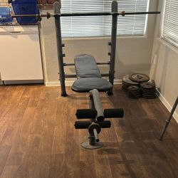 Weight Bench And Weights!