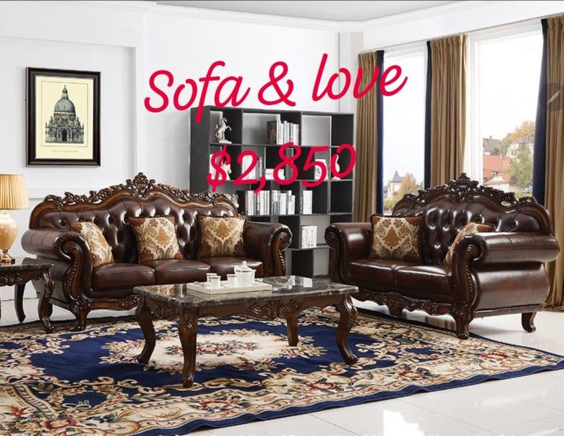 New Sofa And Love Set