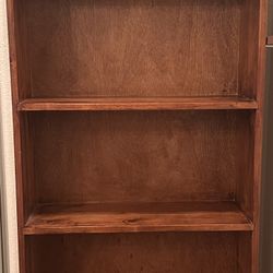Pine Shelf With Six Shelves