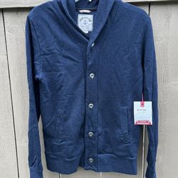 Iron and Resin Fletcher Denim Handmade in the USA NWT Long Sleeve Cardigan - XS