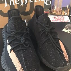 Adidas Yeezy 350 V2 Core Black/ Copper Brand New Size 10.5