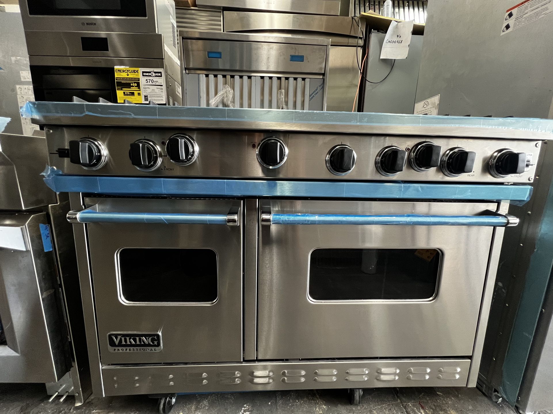 Viking Professional 48” Range All Gas - Griddle And Six burner