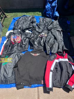 Men’s leather motorcycle jackets Harley