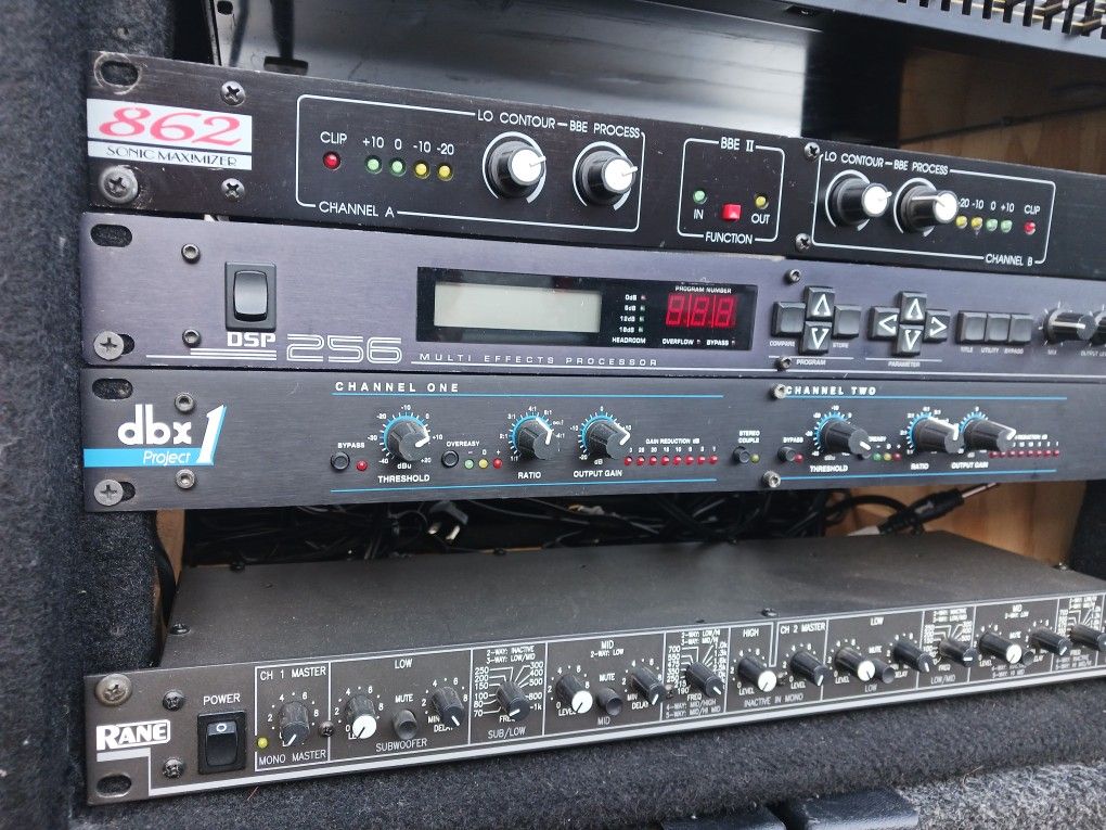 RANE / BBE286/ DBX_REVERB EFFECTS
