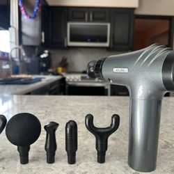 AYURA Deep Tissue Massage Gun - 30 Speeds & 6 Heads | New, $30 (Retail $40)