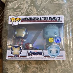 FUNKO POP MORGAN STARK & TONY STARK 2 Pack 
