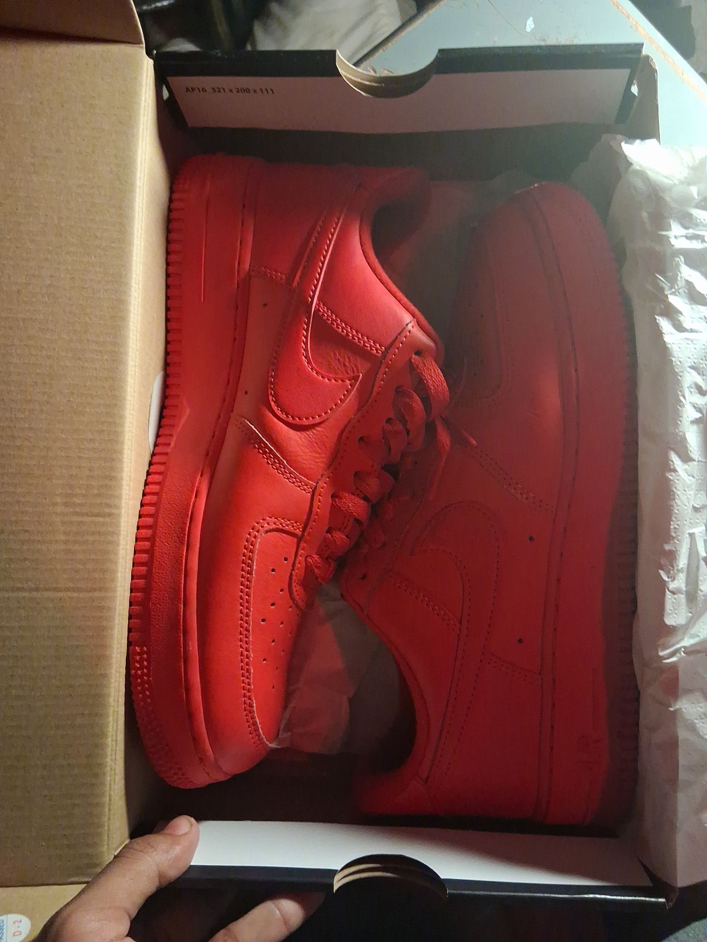 (Red) air force 1s