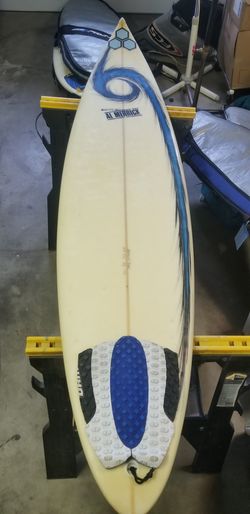 Al Merrick/Channel Islands 6'10" MSG (mini semi gun) surfboard
