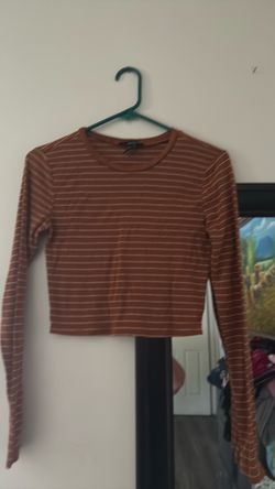 Women’s Medium Forever 21 Brown Crop Top