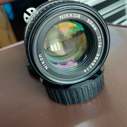 Nikon Nikkor 50mm 1:1.4 AIS Lens