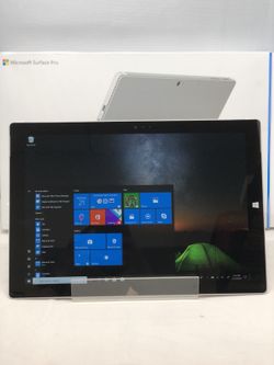 Surface pro 3 8gb ram - 256ssd gb - intel i5 1.9ghz -2.50ghz turbo boost with WINDOWS 10 PROFESSIONAL 64bit ++Microsoft office