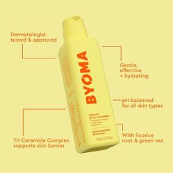 BYOMA Creamy Jelly Cleanser Refill - Hydrating Facial Cleanser for Skin Barrier Repair