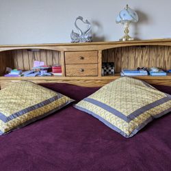 Solid Wood Cal King Bed 