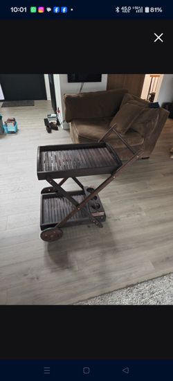 Rollable serving tray