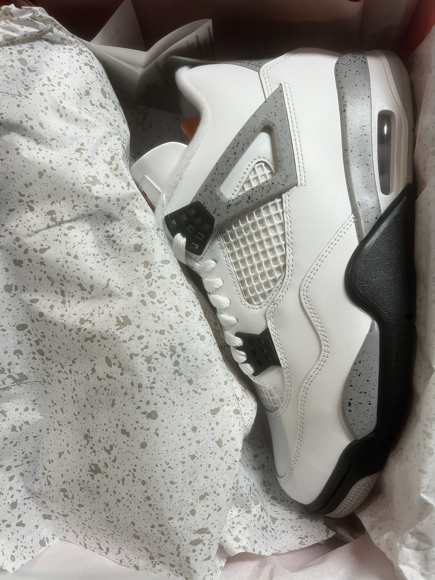 Air Jordan 4 Retro White Cement Size 10