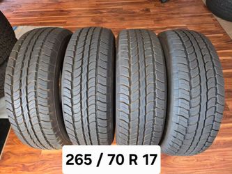 265 / 70 R 17 (4) TIRES VANTAGE