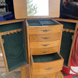 Jewelry Armoire  “Measurement In Picture”