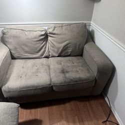 Grey Loveseat