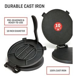 Tortilla press 10"