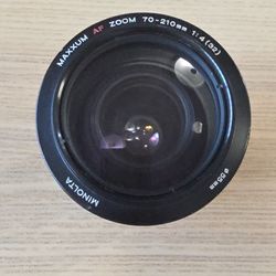 Minolta 70-210mm F4 Maxxum AF Zoom Camera Lens