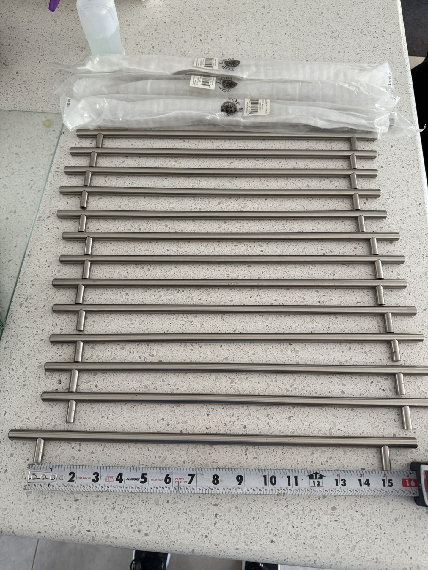 Ferguson - Brushed Nickel Pulls For Kitchen Cabinets