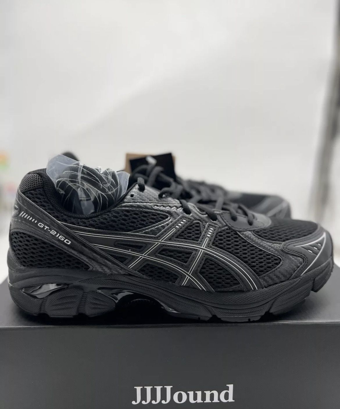 Size 11 - ASICS JJJJound x GT 2160 Black New with Box Carbon Fiber