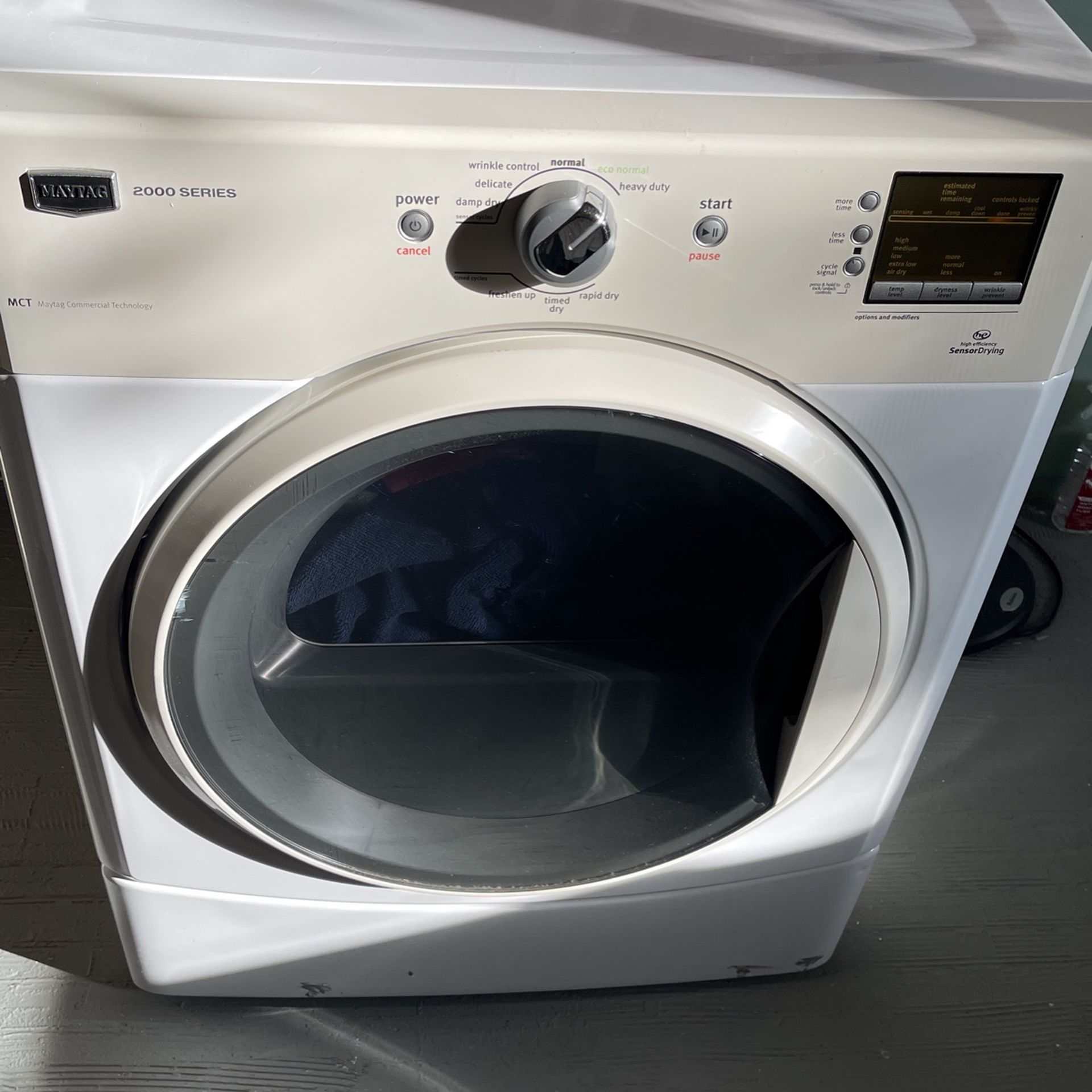 Washer whirlpool (One Year-Old) and dryer Maytag 2000 Series