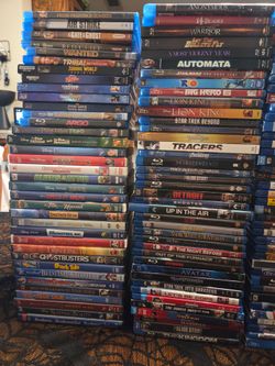 Blu ray and dvds