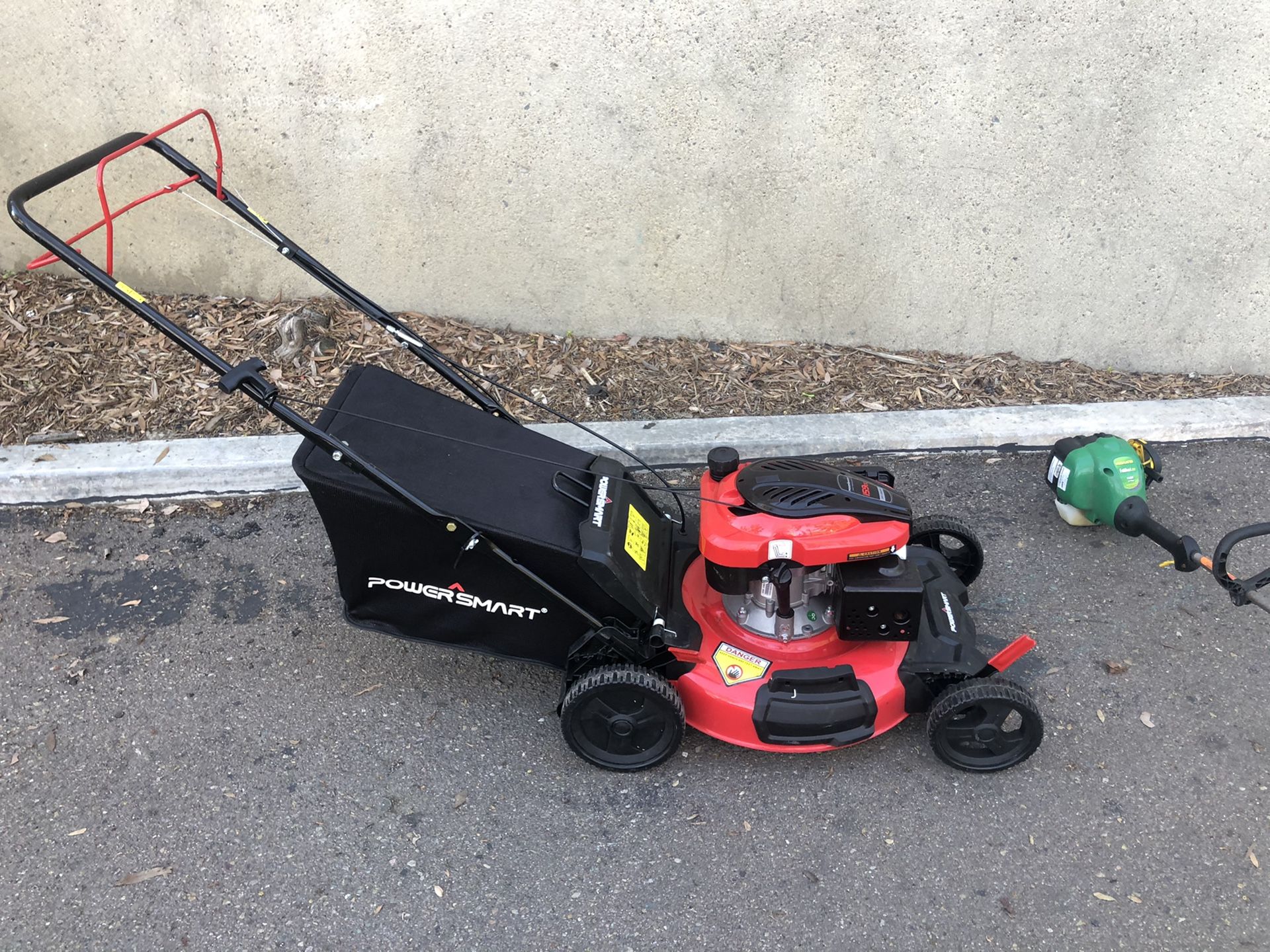 Lawn mower Powersmart self propelled NEW! And weed wacker for Sale in