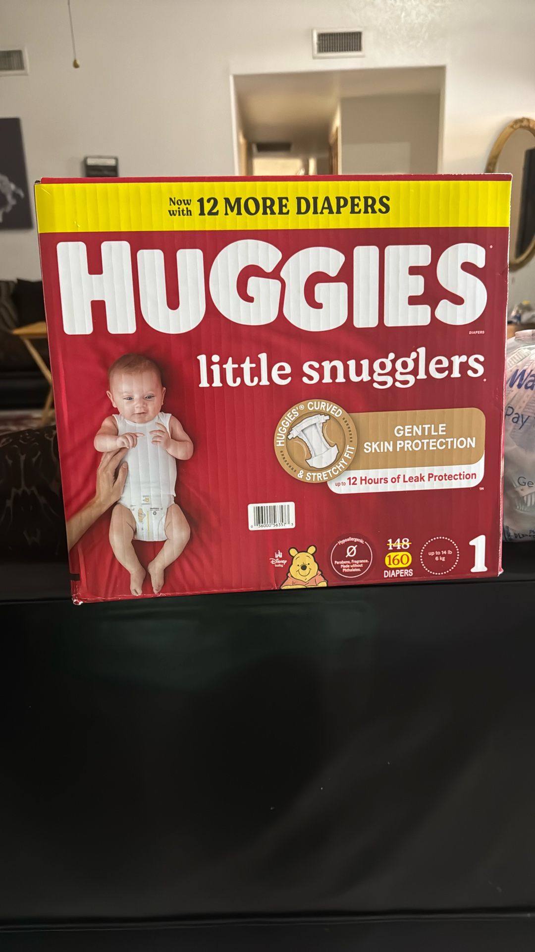 New Size 1 Diapers (286) Most Huggies