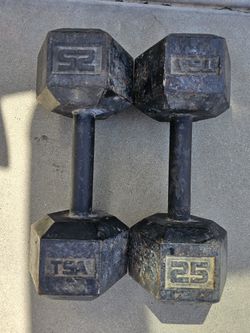 25lb Tsa Dumbells Weights