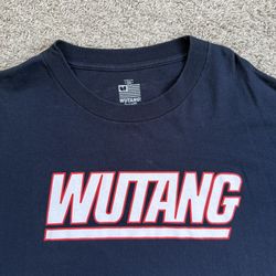 🔴Wu-Tang Shirt Size 3XL New York Giants Theme Rare Navy Blue WuTang Gza Rza