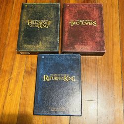 The Lord of the Rings Extended DVD set