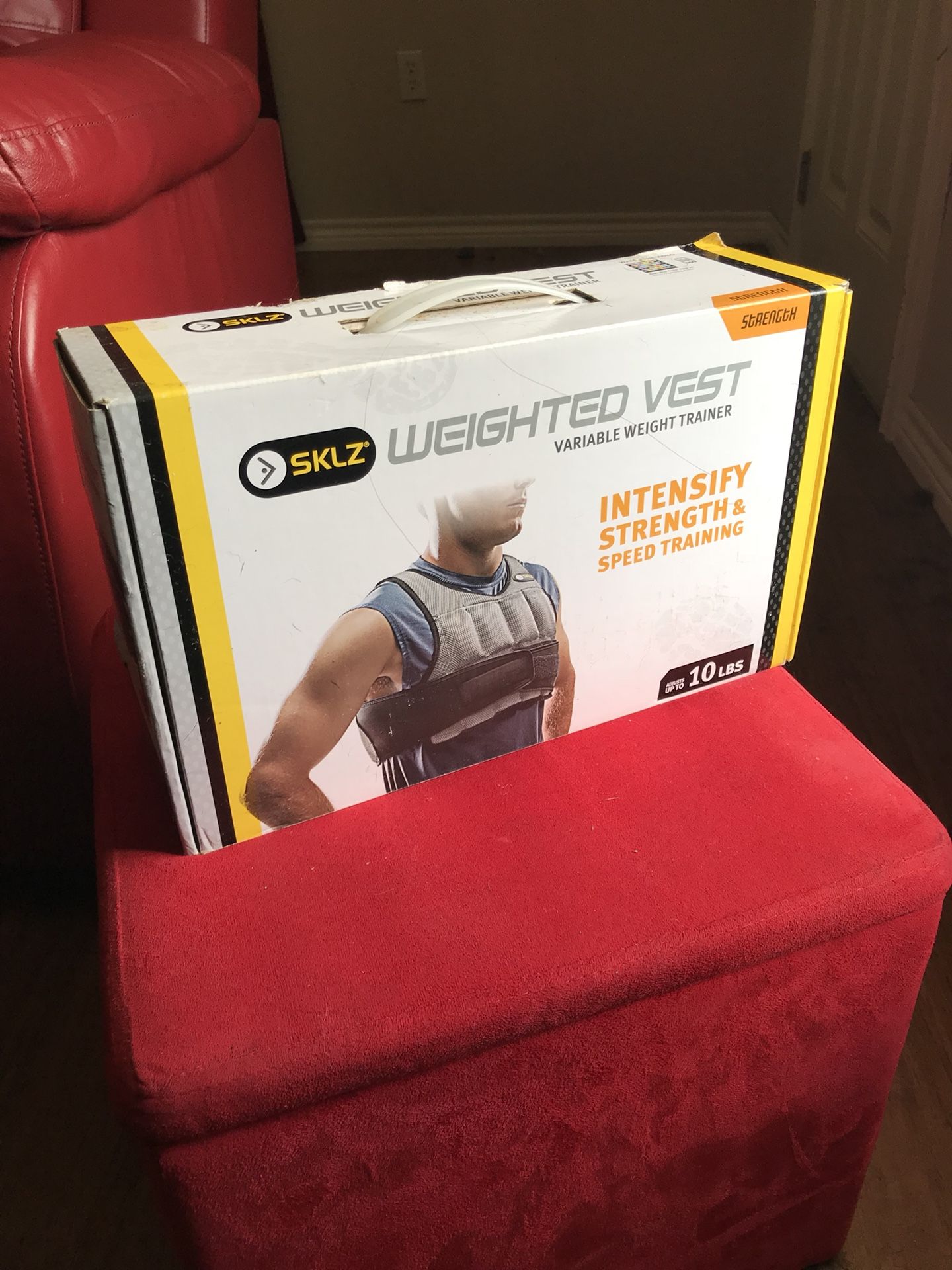 SKLZ weighted vest up to 10 lbs