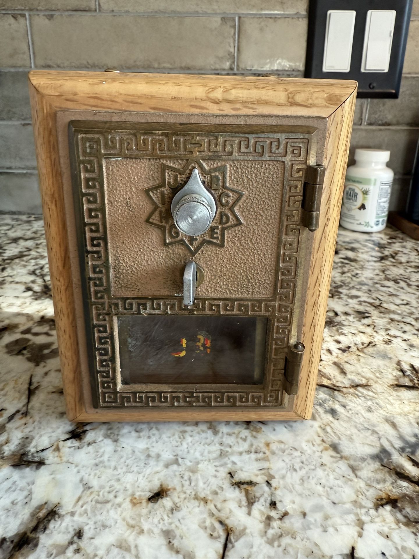  Vintage US Post Office Box Door Bank