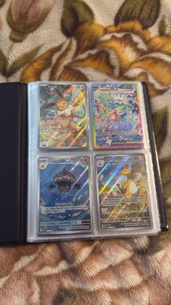 Pokémon Cards with Binder