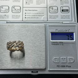 14K Gold Lab Diamond Ring