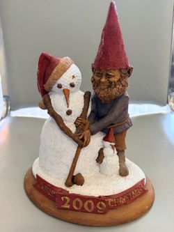 Tom Clark Gnome Snowman 2009 Christmas Figurine