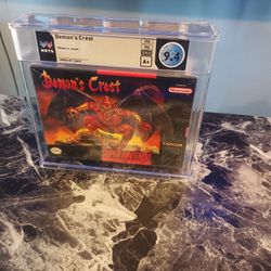 Demon's Crest SNES WATA Graded 9.4 A+