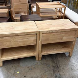 Nara Nightstand set of 2(damage on top