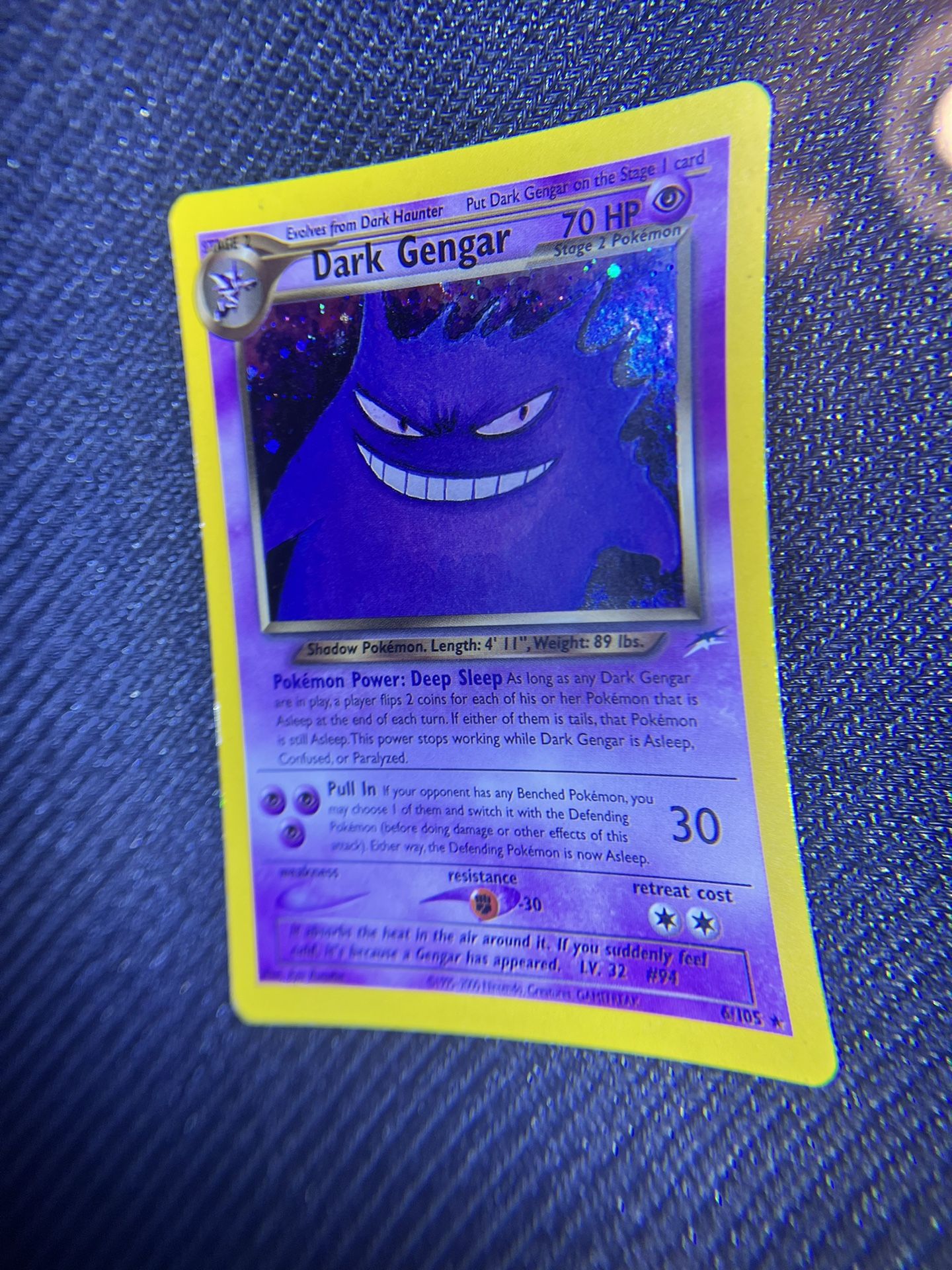 dark gengar pokemon card Dark Gengar