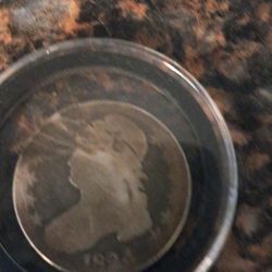 1824 CAP BUST Half DOLLAR