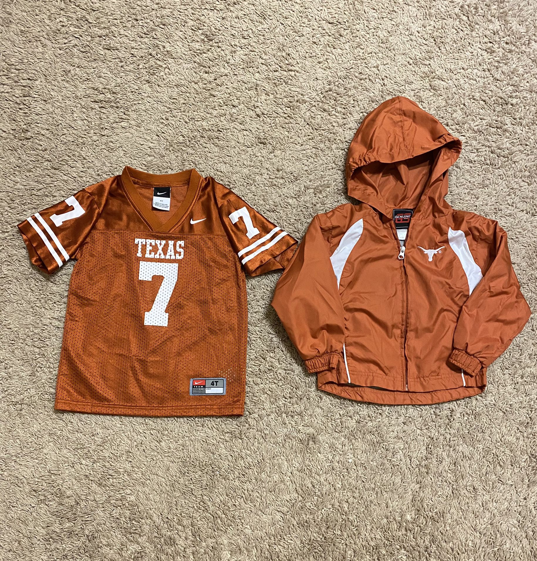 UT University of Texas  4T Toddler Nike Jersey & Jacket