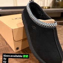 UGG Tasman II Slipper Black (Kids) Size 5y & 6y