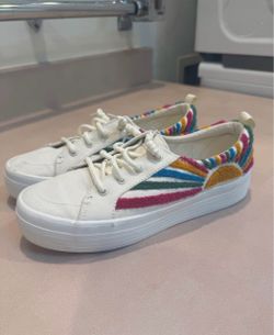 Sperry Womens SeaCycled Crest Vibe Platform Resort Sneakers - Size 8
